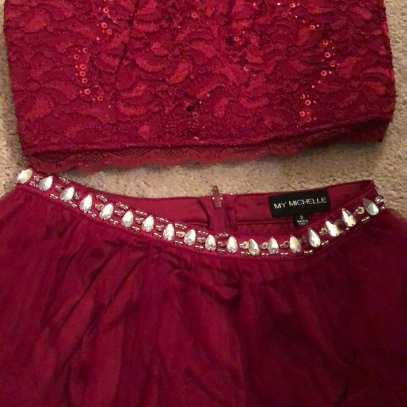 Junior Formal Two piece dress - Picture 4 of 7